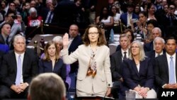 Bà Gina Haspel tại buổi điều trần trước Ủy ban Tình báo Thượng viện hôm 9/5/2018