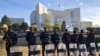 Paramilitary soldiers stand guard outside the Supreme Court building in Islamabad, Pakistan, Jan. 29, 2019. 