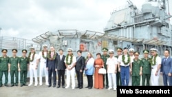 Tàu sân bay USS Theodore Roosevelt trong chuyến thăm Việt Nam kéo dài 5 ngày vào đầu tháng 3/2020. Photo: US Embassy Hanoi.