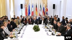 Các đại diên ngoại giao EU và Iran nhóm họp ở Vienna, Áo, hôm 25/5/2018.