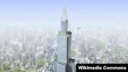 Tòa nhà Sky City sẽ cao 838 mét, cao hơn 10 mét so với tòa Burj Khalifa ở Dubai.