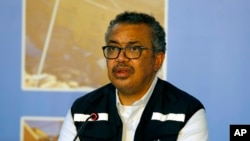 Tổng giám đốc Tổ chức Y tế Thế giới (WHO) Tedros Adhanom Ghebreyesus.