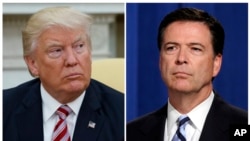 Tổng thống Trump và cựu Giám đốc Comey